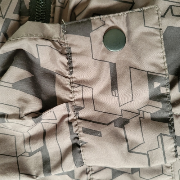 Stussy Girls Zip Up Windbreaker All Over Print Jacket M - Picture 12 of 16